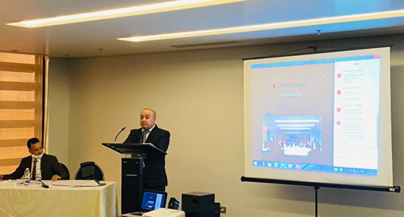 التعاون بين الهيئة والمنظمة الليبية للإعلام المستقل